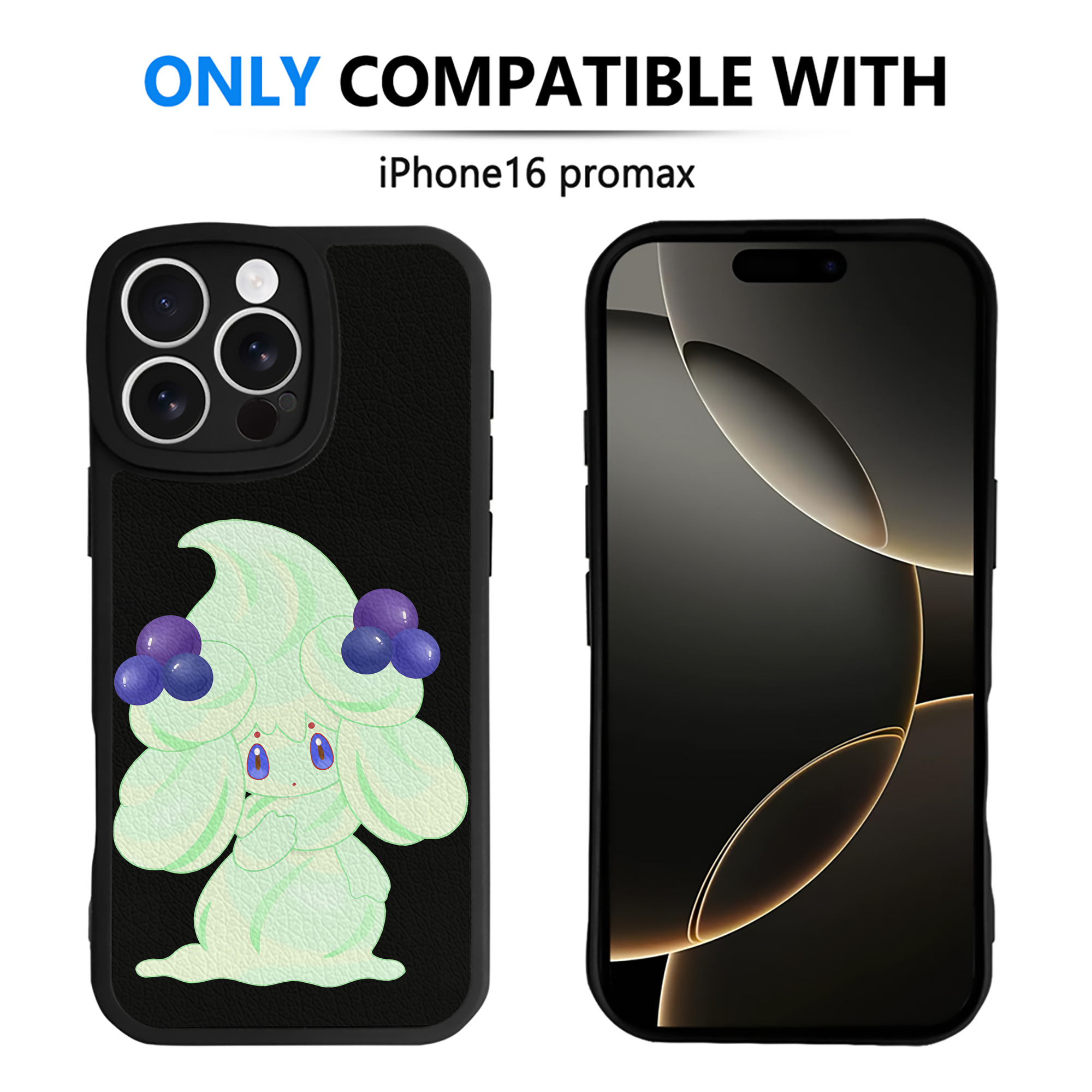 （画像用） ポケットモンスター Pokémon 【iPhone 16シリーズ対応】シリコンスマホケース（レザー調） 材質：シリコン